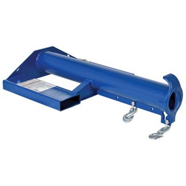 Shorty Lift Master Fork Truck Boom 4K Capacity - Non-Telescoping 50" Long - Vestil LMS-EBNT-40-4