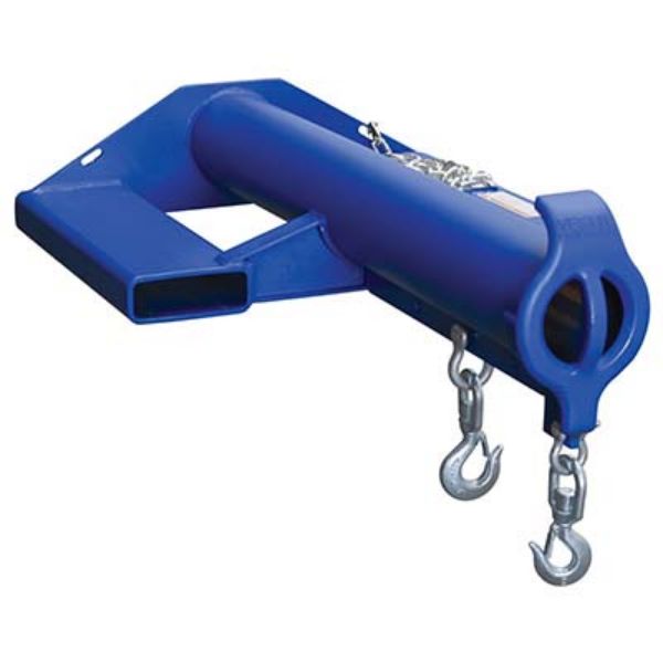 Shorty Lift Master Fork Truck Boom 6K Capacity - Non-Telescoping 50" Long - Vestil LMS-EBNT-40-6