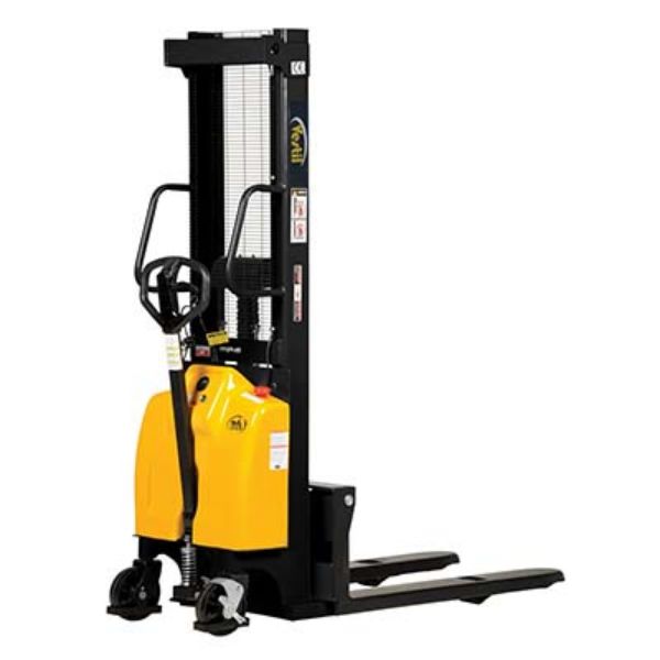 Hand Pump & Elec. Powered Stacker 98" - Vestil SE/HP-98