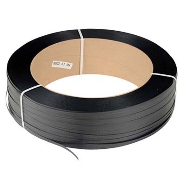 Black Poly Strapping 9000 Ft 16 X 6 - Vestil ST-12-16X6-BL