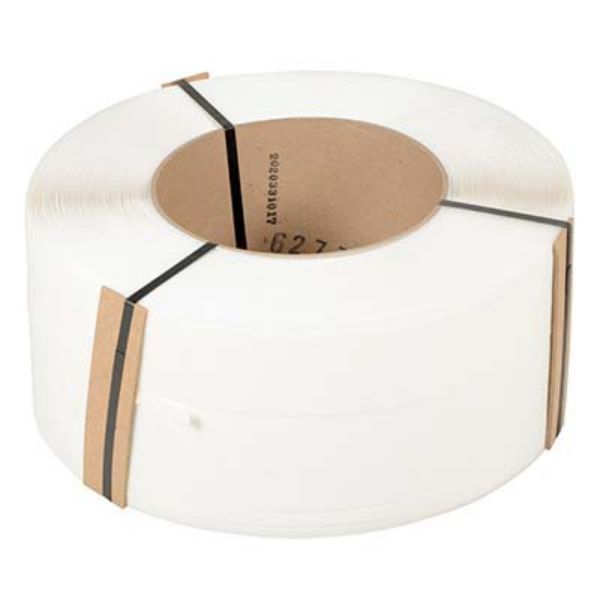 White Poly Strapping 9900 Ft 9 X 8 - Vestil ST-12-9X8-WH