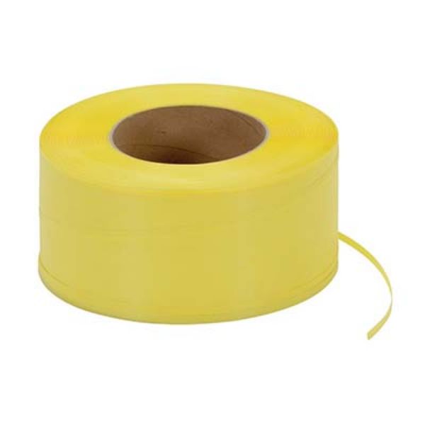 Yellow Poly Strapping 9900 Ft 9 X 8 - Vestil ST-12-9X8-YL