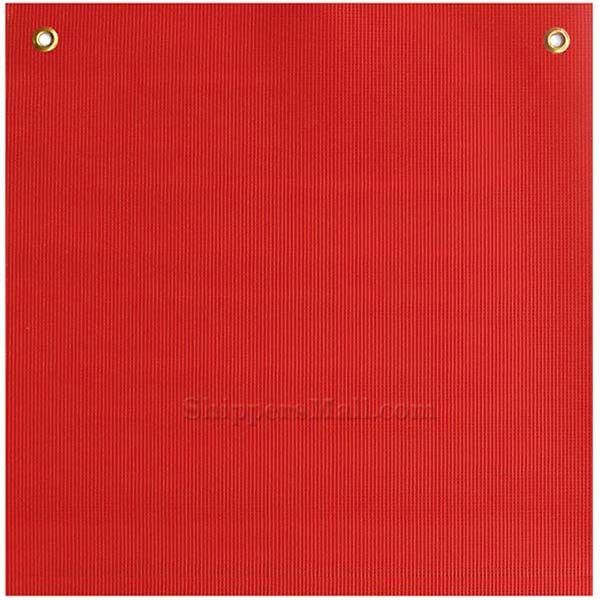 18" x 18" Red Flag w/ Grommets, by Ancra