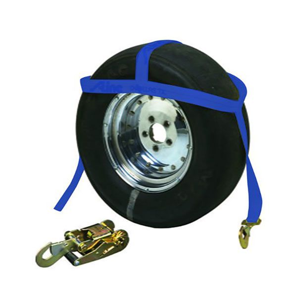 Tire Bonnet, Adjustable, 13” - 17” OEM Tires w/Ratchet, Blue, by Ancra