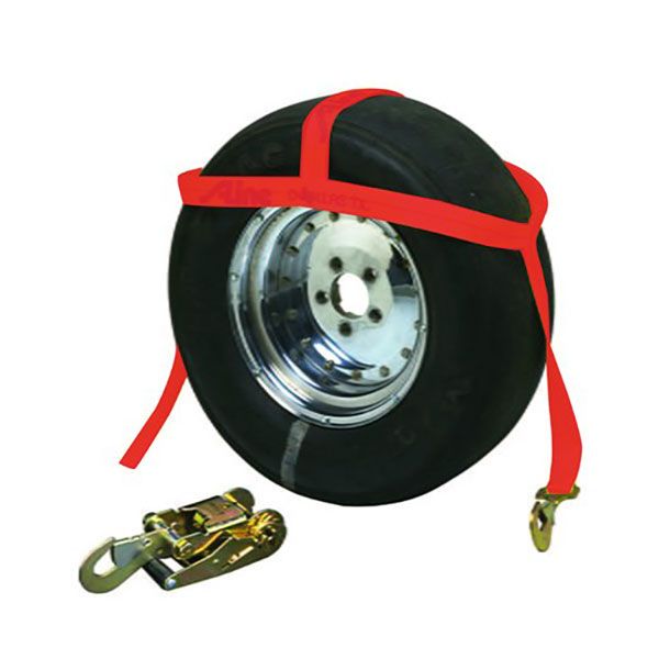 Tire Bonnet, Adjustable, 13” - 17” OEM Tires w/Ratchet, Red, by Ancra