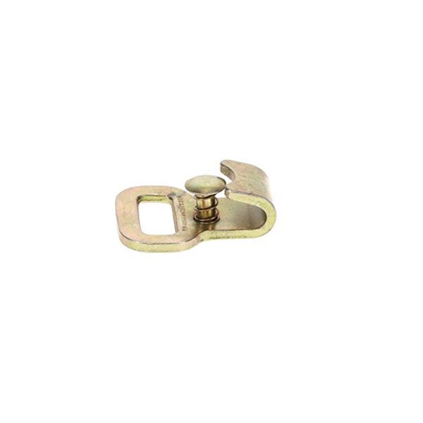 1” Steel Flat Hook W/Keeper, by Ancra