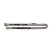 2" Etrack Logistic Straps. 1 Piece End - 16 ft - Grey, by Ancra