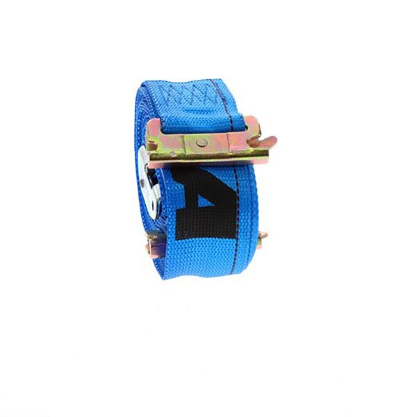 2" Etrack Logistic Straps. 1 Piece End - 20 ft - Blue, by Ancra
