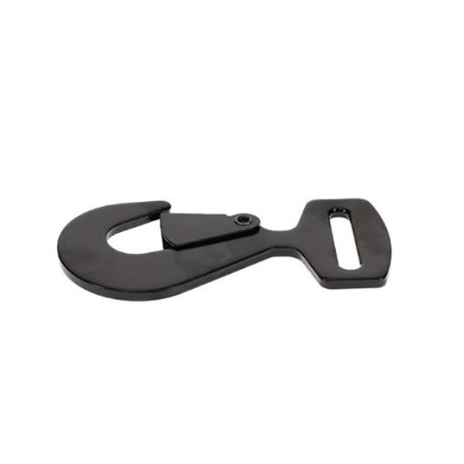 2” Snap Hook W/Satin Black Finish, by Ancra