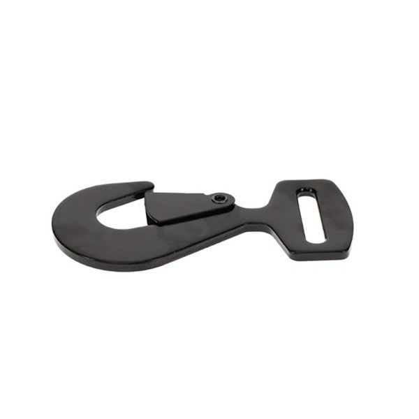 2” Snap Hook W/Satin Black Finish, by Ancra