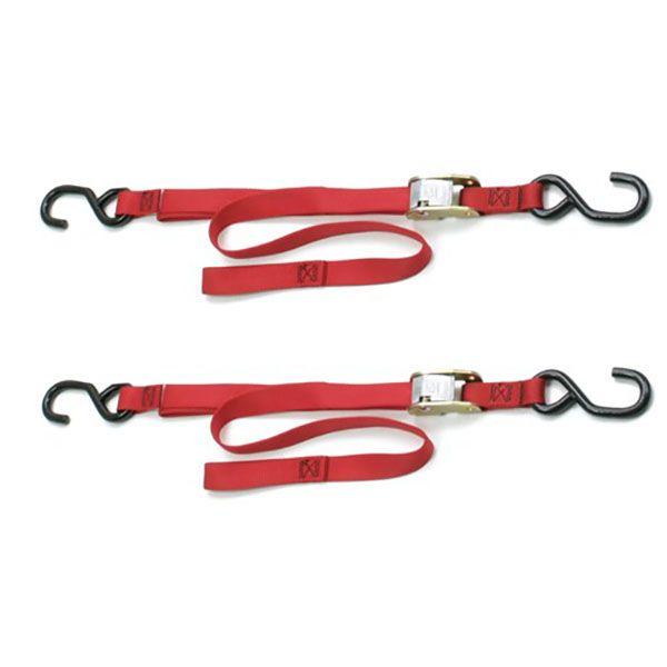 Motorcycle Tie-Down Utility Cam Buckle Straps 1" X 66" - 2/PK , by Ancra