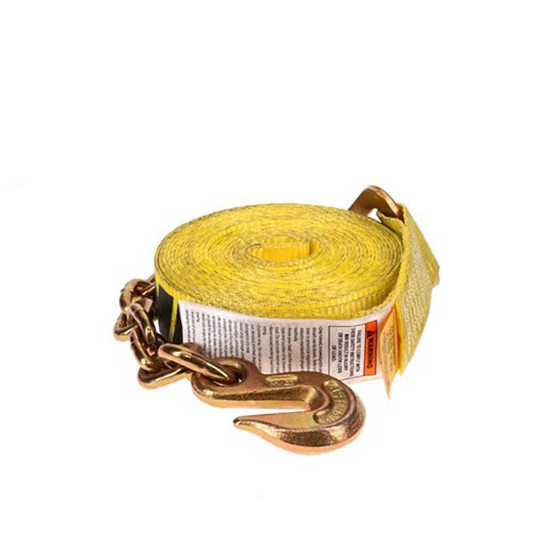 2" x 27' Winch Strap with Chain Anchor & Hook, by Ancra