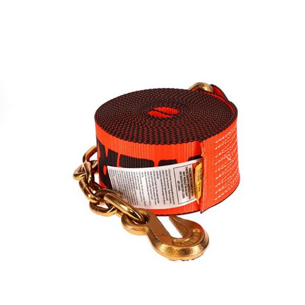 4” x 30’ X-Treme Webbing Winch Strap w/ Chain Anchor, by Ancra
