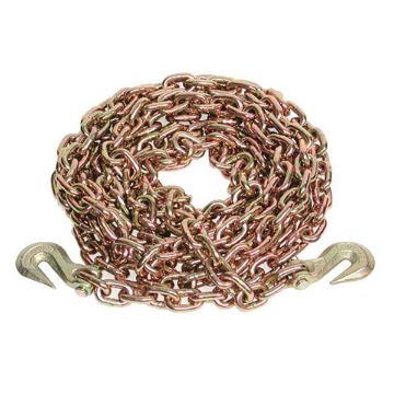 25' Load Binder Chain - 1/2" w/ Clevis Hooks-45881-13-25, image 1 25' Load Binder Chain - 1/2" w/ Clevis Hooks, by Ancra