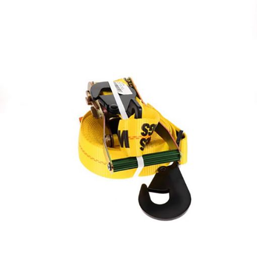 2″ x 27’ Ratchet Strap w/Twisted Snap Hooks & Long Wide Handle, by Ancra