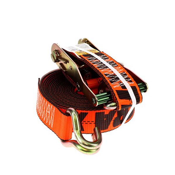 2″ x 30’ Ratchet Strap w J-Hooks, Long Wide Handle & X-Treme Webbing, by Ancra
