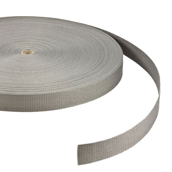 2” Bulk Polyester Webbing - Per/Yard - Grey, by Ancra