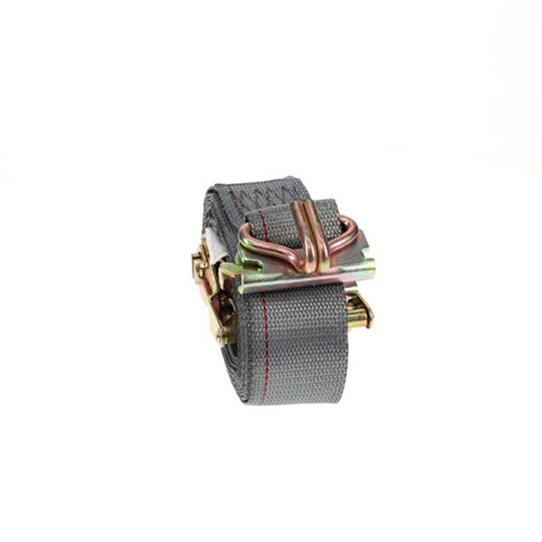 2" x 12' Ratchet Strap with Wire Hook and E fitting- Yellow, by Ancra