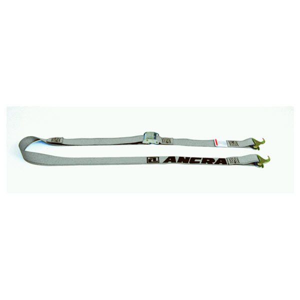 2"X16' Cam Buckle Strap w/ F Hook & Spring E Fitting, by Ancra