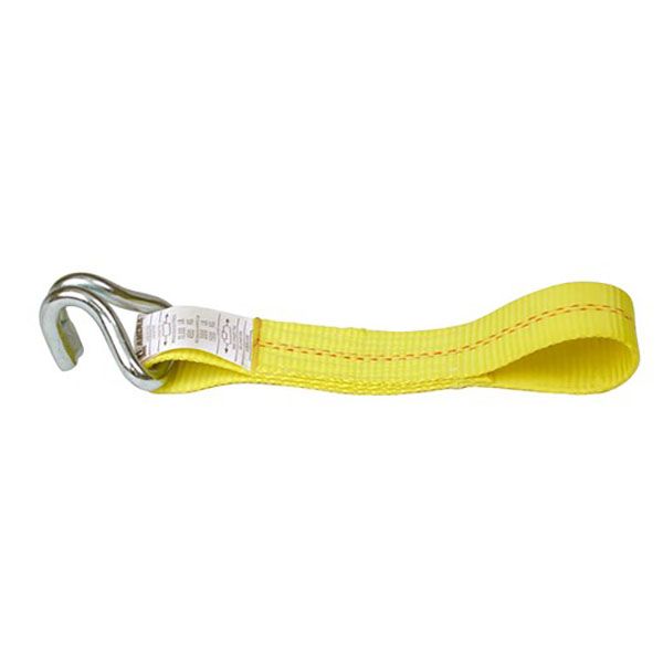 2″ x 18” Fixed End Strap w/Wire Hook and Loop End, by Ancra