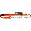 3" x 27' Ratchet Straps X-Treme with Chain Anchors, by Ancra