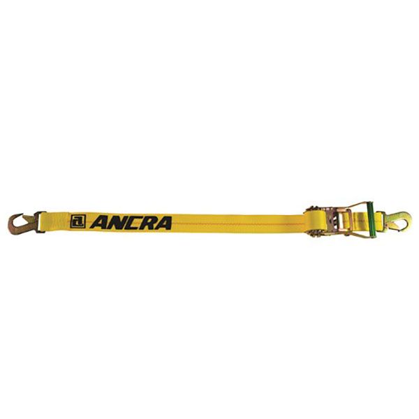 2" X 12' Auto Tiedown Ratchet Strap w/ Snap Hooks, by Ancra