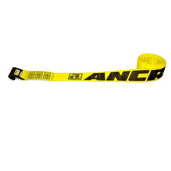 3″ x 25’ Adjustable End Strap w/Flat Hook, by Ancra