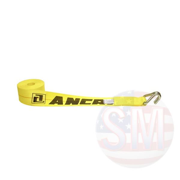 2″ x 25' Strap w/Wire Hook, by Ancra