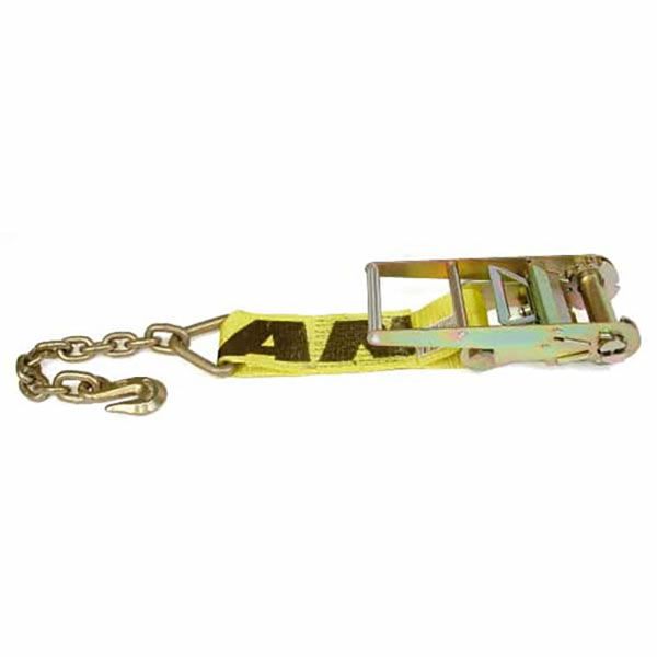 4″ x 33” Fixed End Strap w/Chain Anchor and Buckle, by Ancra