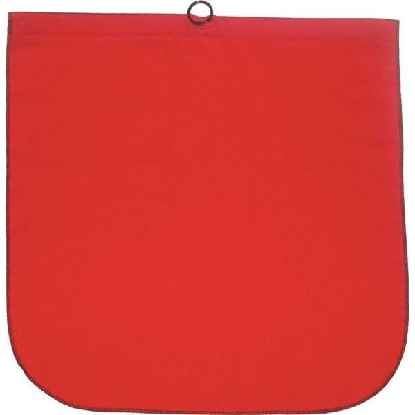 Trucking Flag, Orange Jersey Mesh Knit - 18" x 18" with 7 ga. Wire, by Ancra