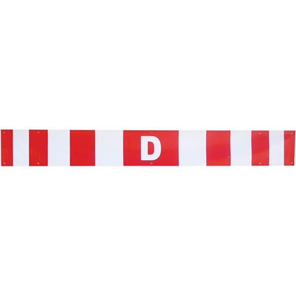 Canadian D Banner, Reflective - 12" X 96", by Ancra