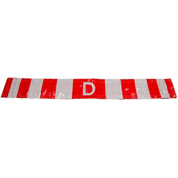 Canadian D Banner, Reflective - 18" X 96", by Ancra