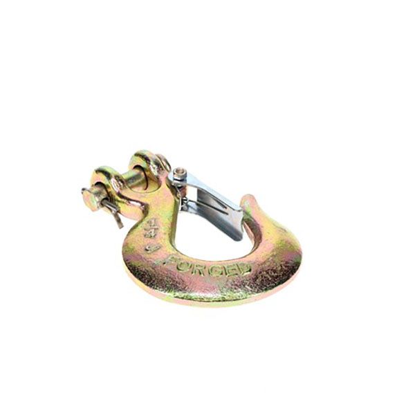 Slip Hooks G70 - Zinc Plated - With Safety Latch , 1/2", 11,300 lbs. WLL, by Ancra