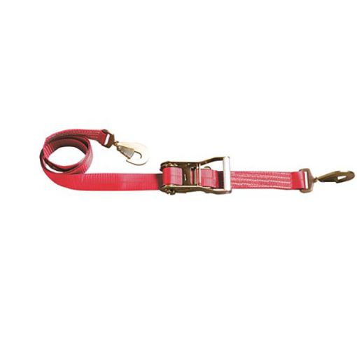 2” x 8’ Automotive Tie-Down w/Twisted Snap Hooks, Blue, by Ancra