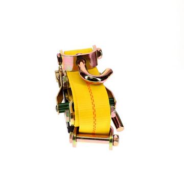 Auto Tie-Down Ratchet Strap w/J Hooks & Cleats 2” x 102” - 50179-11, image 1 Auto Tie-Down Ratchet Strap w/Cleats & Swivel J-Hooks, by Ancra