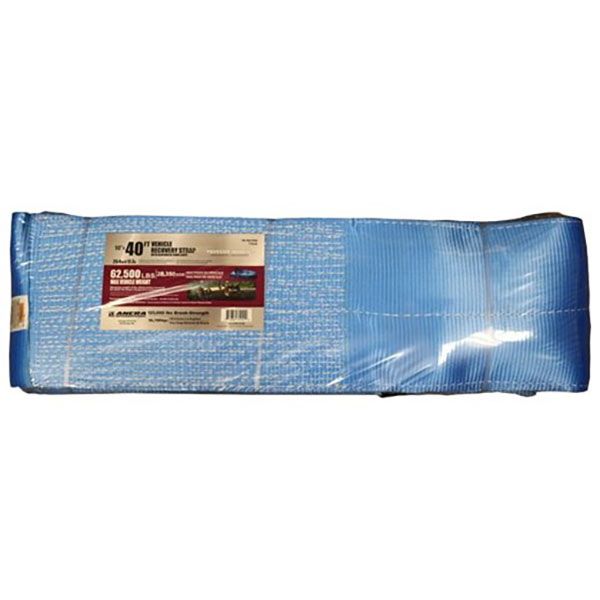 10" x 40' Polyester Vehicle Recovery Strap, by Ancra
