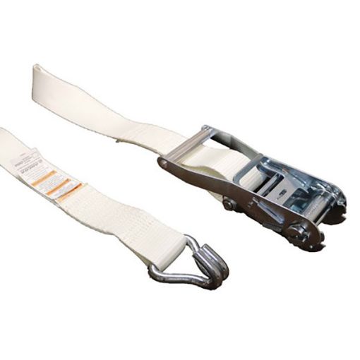 2” X 27’ Loop Double J-Hook Long/Wide Handle Ratchet Strap, by Ancra