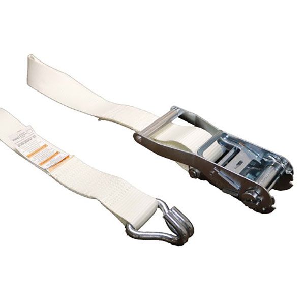 2” X 27’ Loop Double J-Hook Long/Wide Handle Ratchet Strap, by Ancra