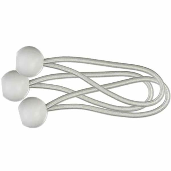10” White Bungee Canopy Ties, by Ancra
