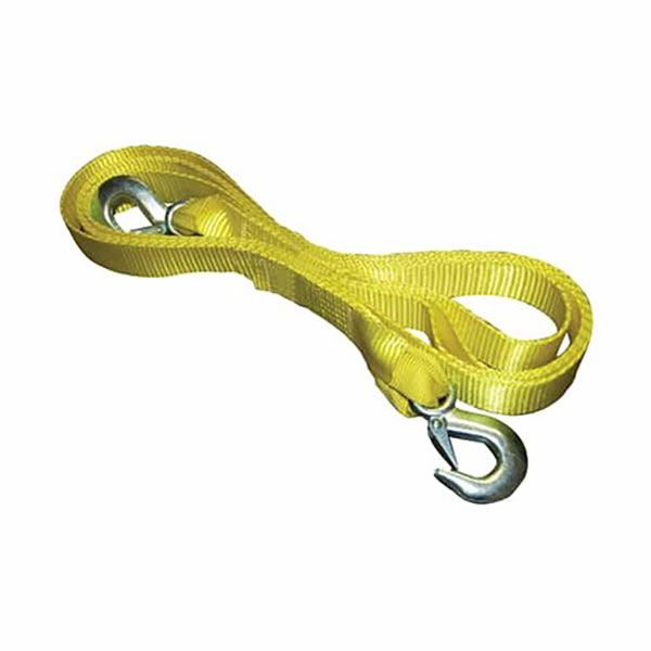 2” x 15’ Single Pack Tow Strap w/Hooks, by Ancra