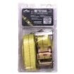 1.5” x 15’ J-Hook Ratchet Tie-Down, Clamshell, by Ancra