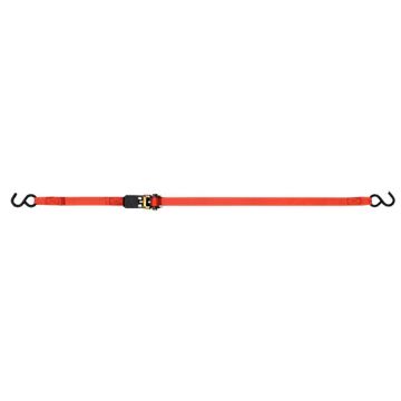 1” x 13’ S-Hook Ratchet Tie-Down, Clamshell - SL46, image 1 1” x 13’ S-Hook Ratchet Tie-Down, Clamshell, by Ancra