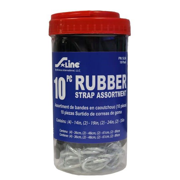 10-PC Jar of Assorted EPDM Tarp Ties, by Ancra
