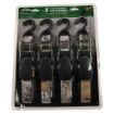 1” x 8’ S-Hook Ratchet Tie-Down, Camo Style, 4 Pack, by Ancra