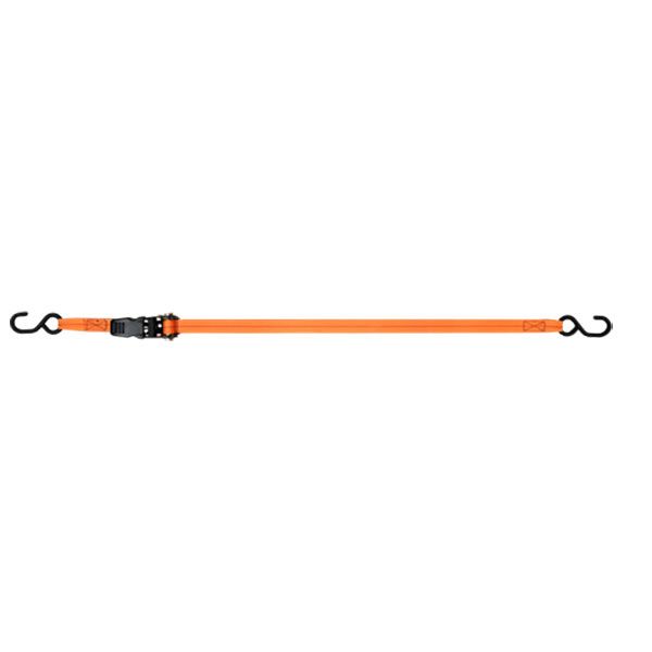 1” x 15’ S-Hook Ratchet Tie-Down, Plastic Frame, 4 Pack, by Ancra