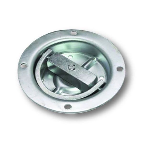 6” Round Pan Anchor w/Rotating 3″ Flip Ring, by Ancra