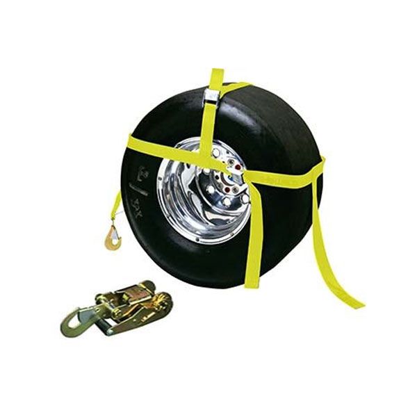 Tire Bonnet, Double Adjust, 13”-17” OEM/10”-22” Tires w/Ratchet, Yellow from Ancra