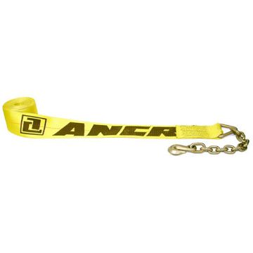 3" X 25' Strap with Chain Anchor replacement part 49347-32, image 1 3" X 25' Strap with Chain Anchor from Ancra