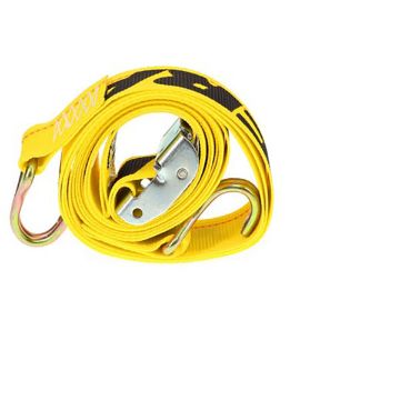 2" Cambuckle Straps with Wire Hooks 12ft Yellow sku 40602-97, Picture 2 2" Cambuckle Straps with Wire Hooks 12ft Yellow - Ancra Cargo