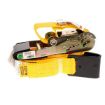 2" x 30' Ratchet Strap w/ Flat Hooks & Long Wide Handle Web Keeper Buckle - Ancra Cargo